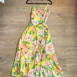 Anthropologie Farm Rio Floral Cashew Midi Dress